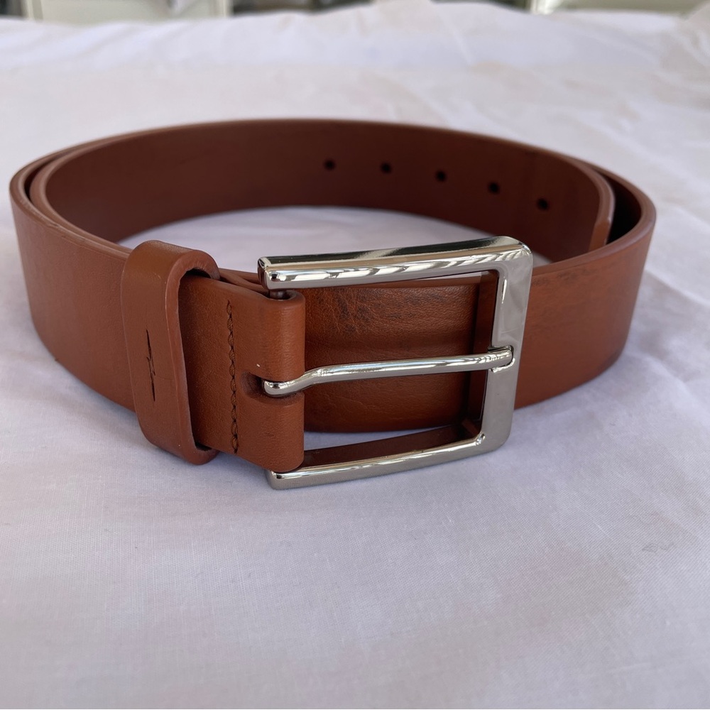 Shinola of Detroit- Men's Tan Leather Belt 36